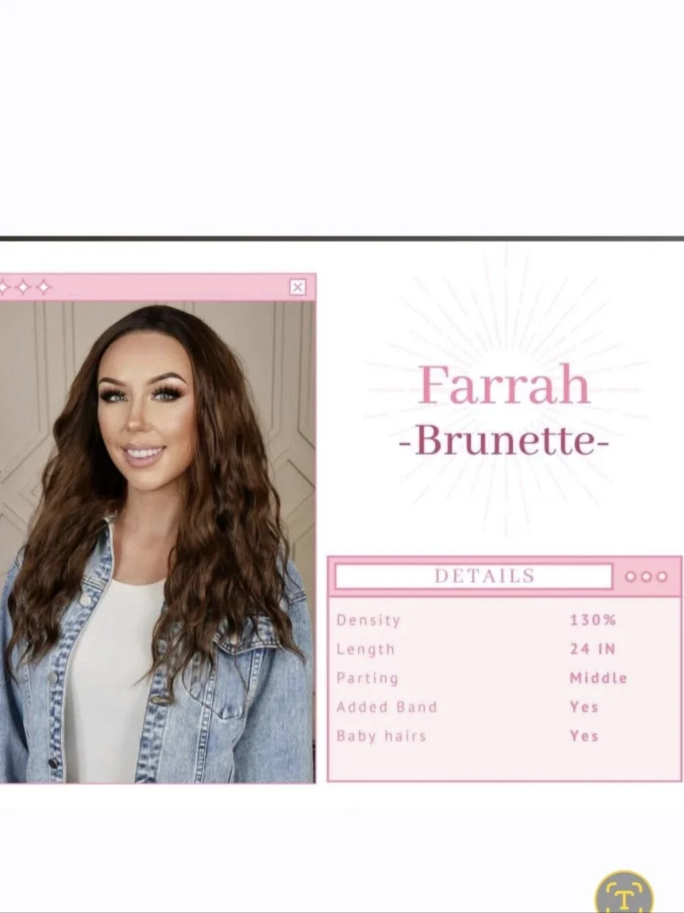 Farrah Csc NWT Standard